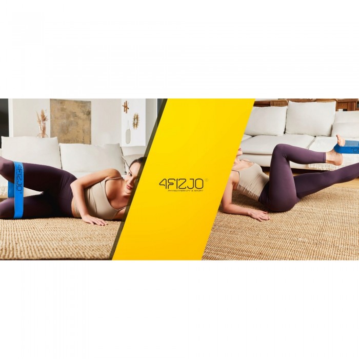 Резинка для фітнесу та спорту із тканини 4FIZJO Flex Band 11-15 кг Blue (P-5907739310934)