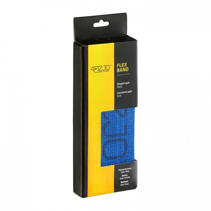 Резинка для фітнесу та спорту із тканини 4FIZJO Flex Band 11-15 кг Blue (P-5907739310934)