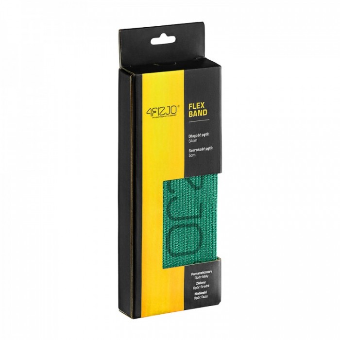 Резинка для фитнеса и спорта из ткани 4FIZJO Flex Band 6-10 кг Green (P-5907739310941)