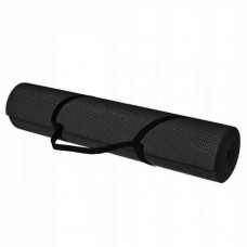 Килимок (мат) для йоги та фітнесу Springos PVC 4 мм YG0007 Black