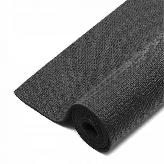Килимок (мат) для йоги та фітнесу Springos PVC 4 мм YG0007 Black