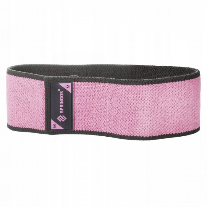 Резинка для фитнеса и спорта тканевая Springos Hip Band Size M FA0110