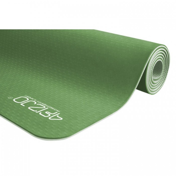 Килимок для йоги та фітнесу 4FIZJO TPE 6 мм 4FJ0142 Green / Grey Килимок для йоги та фітнесу 4FIZJO TPE 6 мм 4FJ0142 Green / Grey