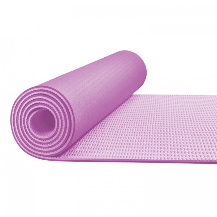 Коврик для йоги 4FIZJO TPE 6 мм 4FJ0143 Pink/Purple