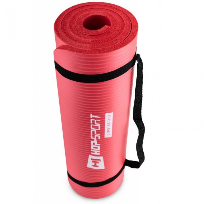 Коврик для фитнеса Hop-Sport HS-N015GM 1,5 см красный