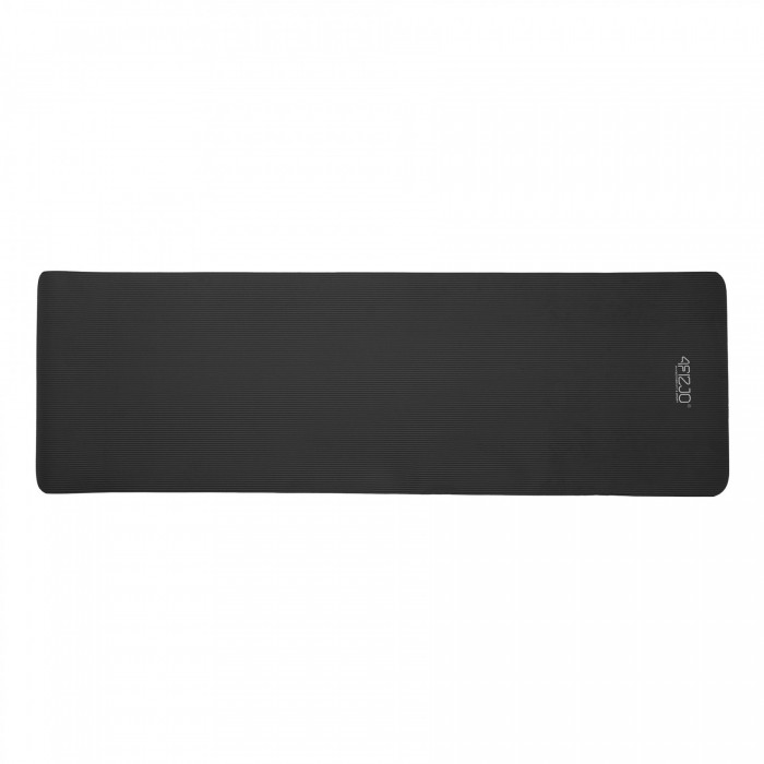 Коврик (мат) спортивный 4FIZJO NBR 180 x 60 x 1.5 см для йоги и фитнеса Black (P-5907222931592)