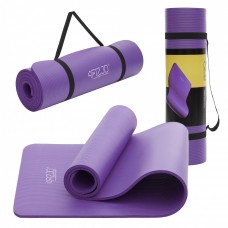Коврик (мат) спортивный 4FIZJO NBR 180 x 60 x 1.5 см для йоги и фитнеса Violet (P-5907739311542)