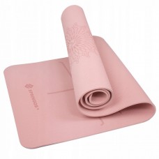 Килимок для йоги Springos TPE 6 мм YG0018 Pink