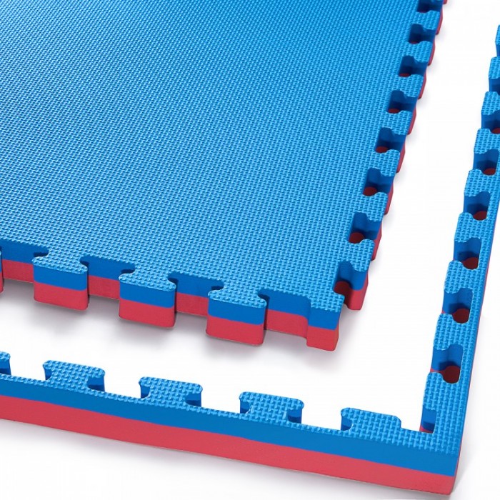 Мат-пазл (ласточкин хвост) 4FIZJO Mat Puzzle EVA 100 x 100 x 4 cм Blue/Red (P-5907739310668)