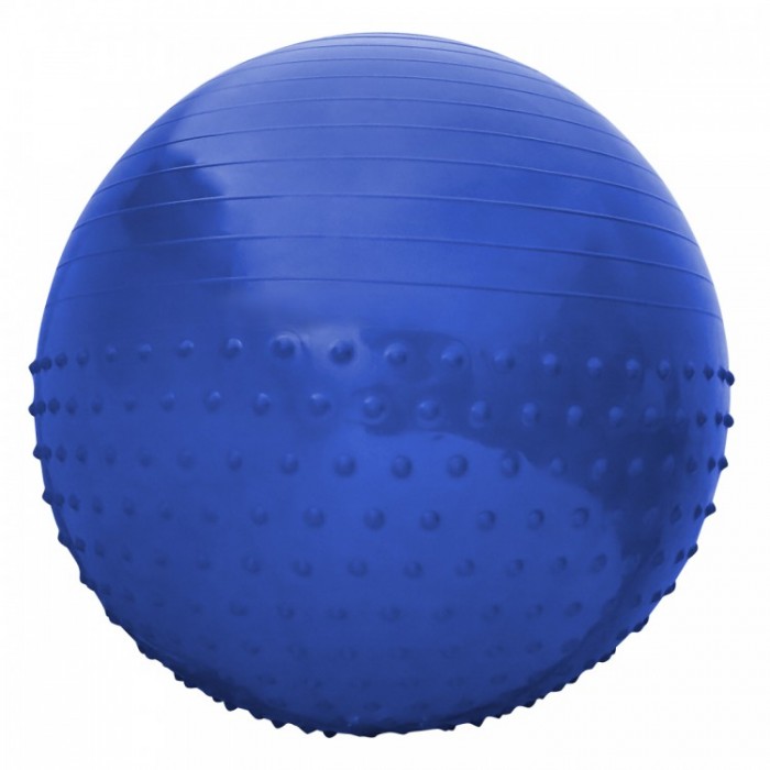 М'яч для фітнесу (фітбол) полумассажний SportVida 55 см Anti-Burst SV-HK0290 Blue М'яч для фітнесу (фітбол) полумассажний SportVida 55 см Anti-Burst SV-HK0290 Blue