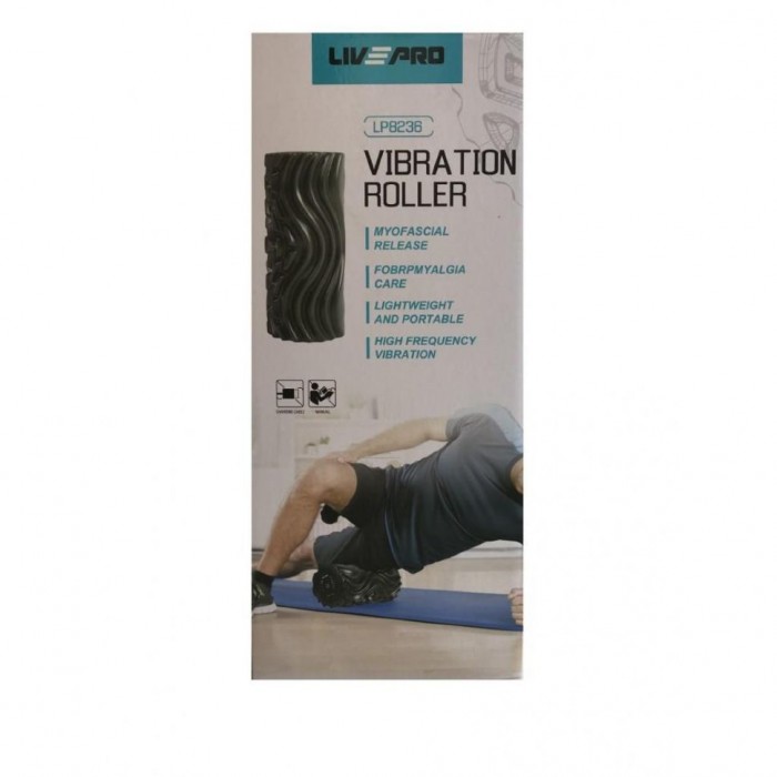Вибромассажер массажный ролик LivePro VIBRATION ROLLER LP8236