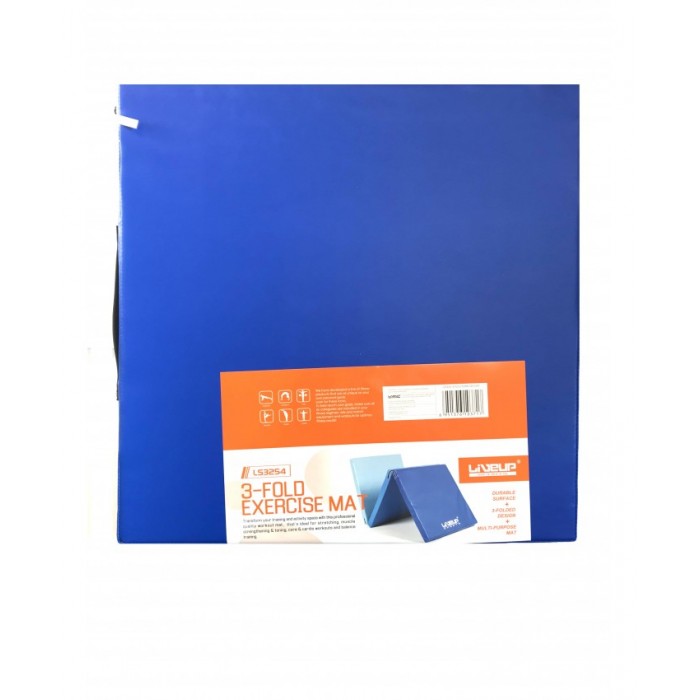 Мат гимнастический складной 40 мм LiveUp 3-FOLD EXERCISE MAT LS3254 Мат гимнастический складной 40 мм LiveUp 3-FOLD EXERCISE MAT LS3254