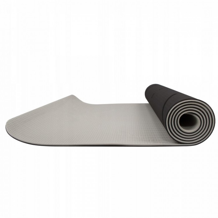 Килимок для йоги Springos TPE 6 мм YG0013 Black / Grey