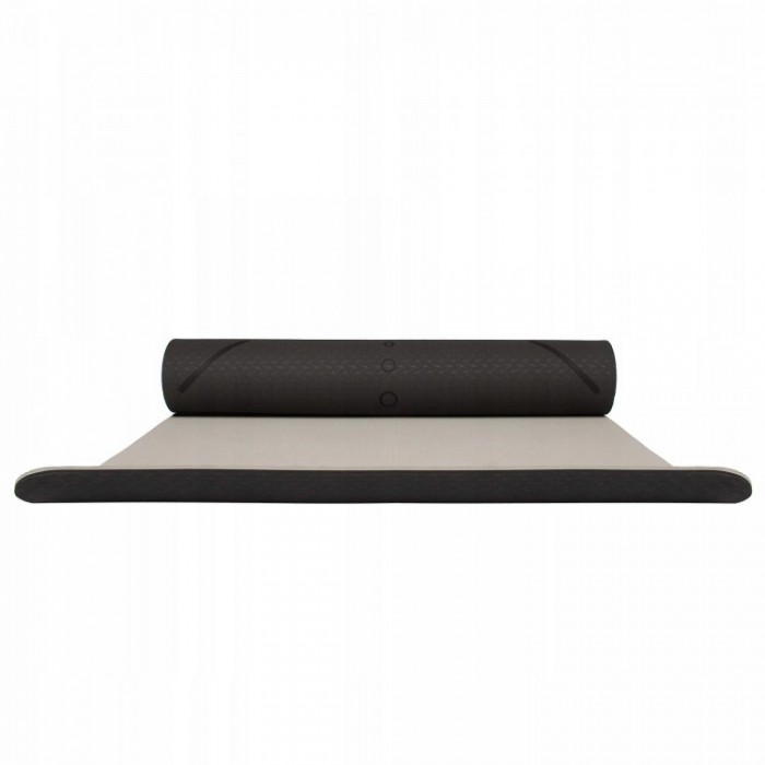 Килимок для йоги Springos TPE 6 мм YG0013 Black / Grey