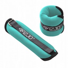 Утяжелители-манжеты для ног и рук 4FIZJO 2 x 0.5 кг Black/Turquoise (P-5907739311887)