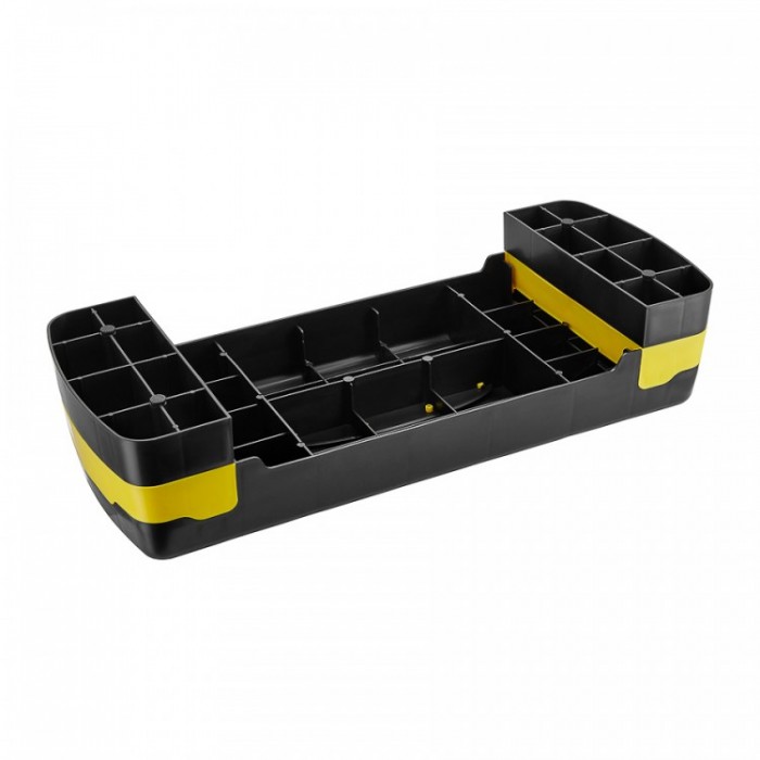 Степ-платформа 2-ступінчаста 4FIZJO 69 х 28 х 10-15 см Black/Yellow (P-5907739310408)