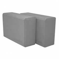 Блок для йоги (цегла) 2 шт SportVida SV-HK0155-2 Grey