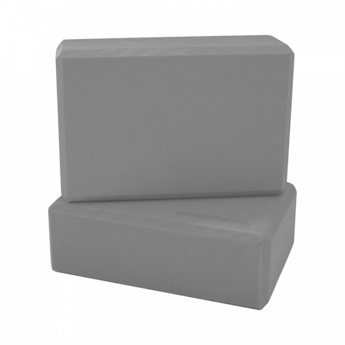 Блок для йоги (цегла) 2 шт SportVida SV-HK0155-2 Grey