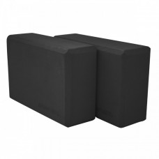Блок для йоги (цегла) 2 шт SportVida SV-HK0175-2 Black