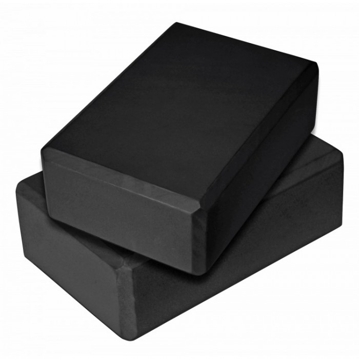 Блок для йоги (цегла) 2 шт SportVida SV-HK0175-2 Black