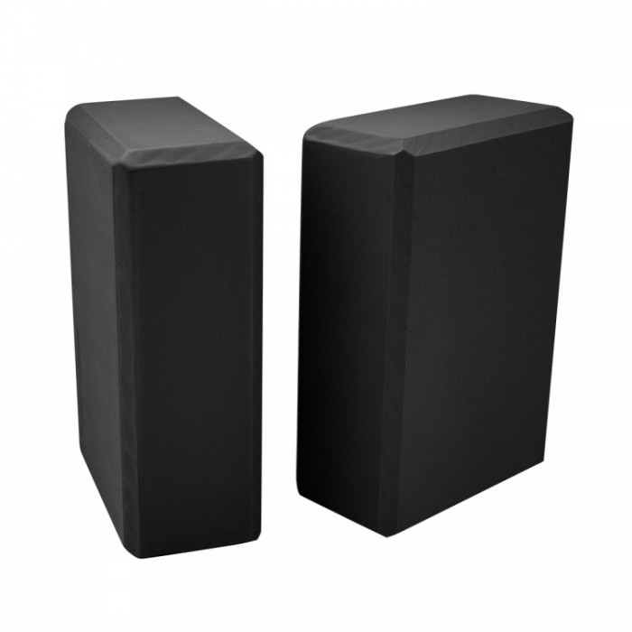 Блок для йоги (цегла) 2 шт SportVida SV-HK0175-2 Black