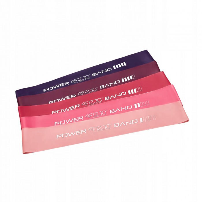 Резинки для фитнеса 4FIZJO Mini Power Band набор 5 шт 1-20 кг Pink (P-5907739311443)