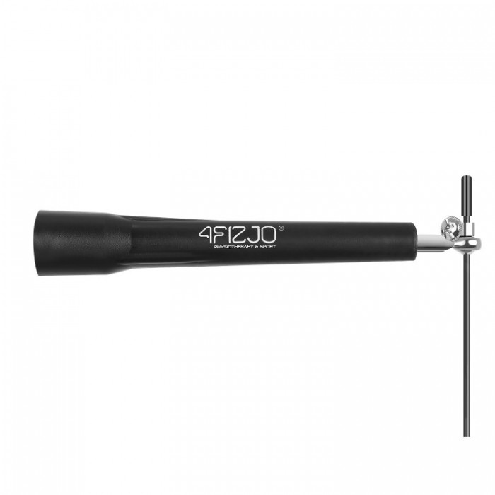 Скакалка швидкісна для кросфіту 4FIZJO Standard+ Black (P-5907739311528)