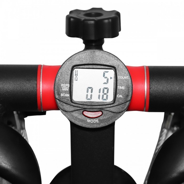 Степпер с эспандерами SportVida SV-HK0282 Black/Red