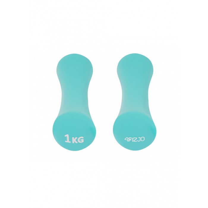 Гантели для фитнеса виниловые 4FIZJO 8-shape 2 x 1 кг (P-5907739312006)