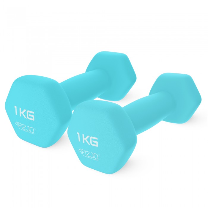 Гантели для фитнеса виниловые 4FIZJO Classic 2 x 1 кг (P-5907739311955)