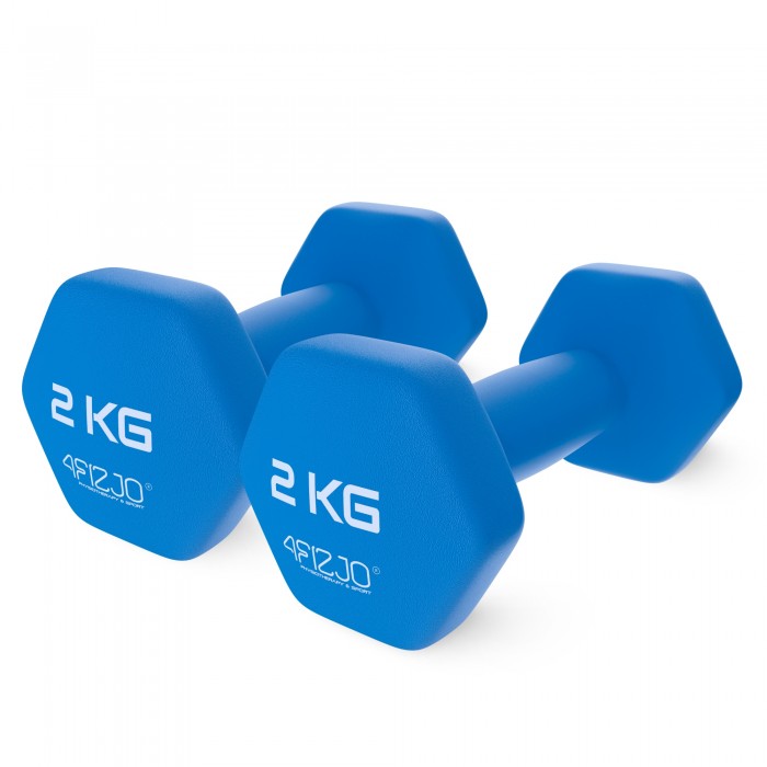 Гантелі для фітнесу вінілові 4FIZJO Classic 2 x 2 кг (P-5907739311979)