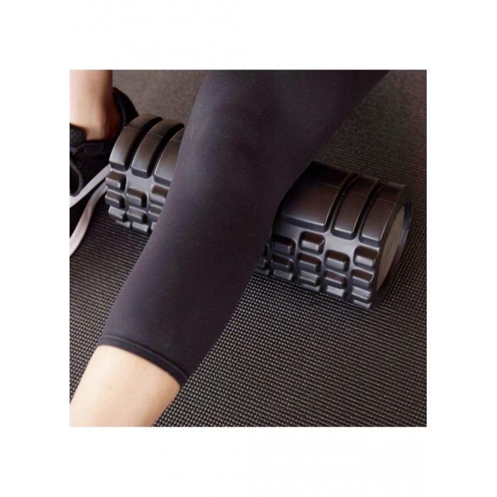Массажный ролик (валик, роллер) Springos 33 x 14 см FR0013 Black