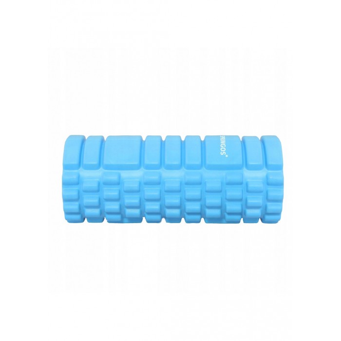 Массажный валик, ролик Springos 33 x 14 см FR0014 Light Blue