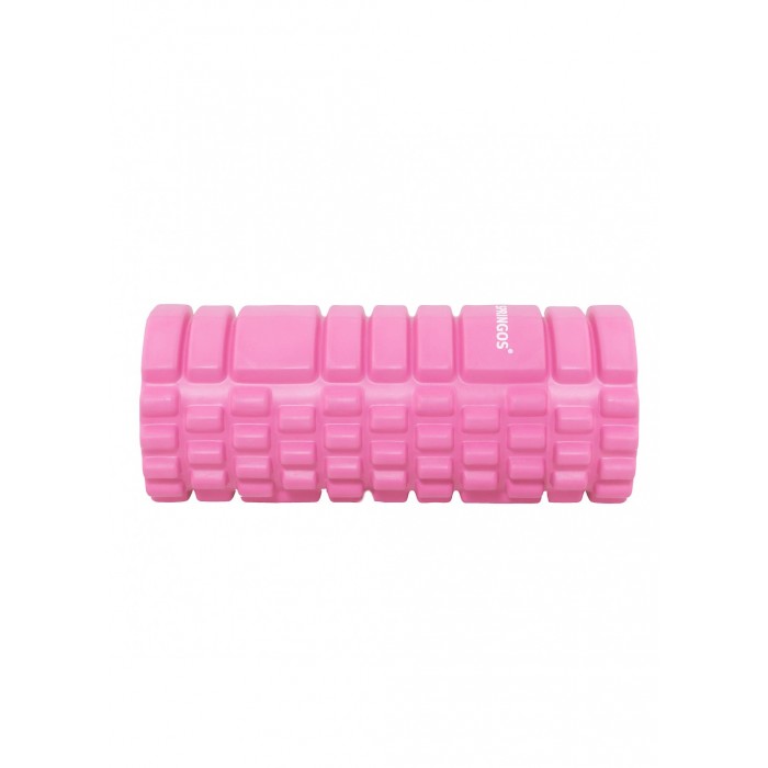 Массажный ролик (валик, роллер) Springos 33 x 14 см FR0017 Pink