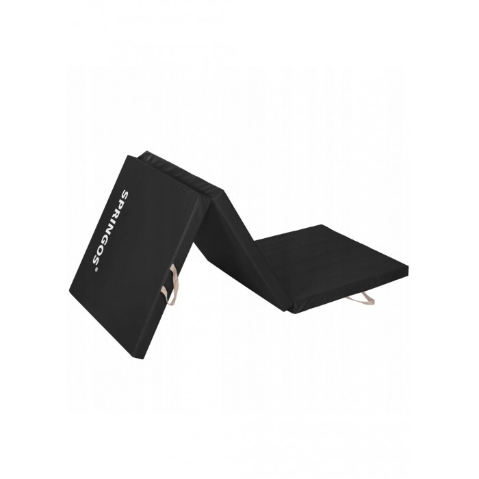 Мат гимнастический складной Springos 180 x 60 x 5 cм FA0041 Black