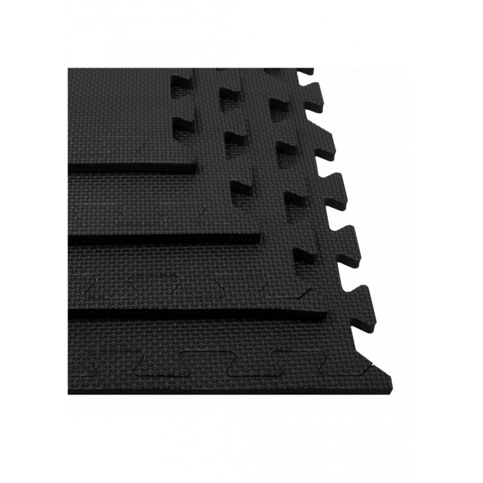 Мат-пазл (ластівчин хвіст) Springos Mat Puzzle EVA 120 x 120 x 1.2 cм FM0002 Black