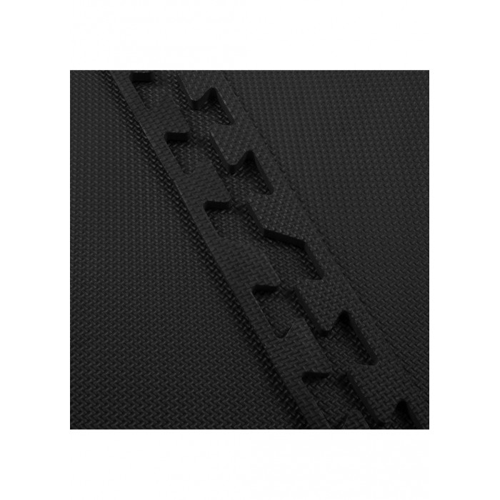 Мат-пазл (ластівчин хвіст) Springos Mat Puzzle EVA 120 x 120 x 1.2 cм FM0002 Black