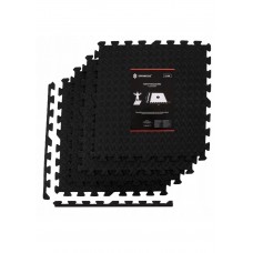 Мат-пазл (ластівчин хвіст) Springos Mat Puzzle EVA 120 x 120 x 1.2 cм FM0004 Black