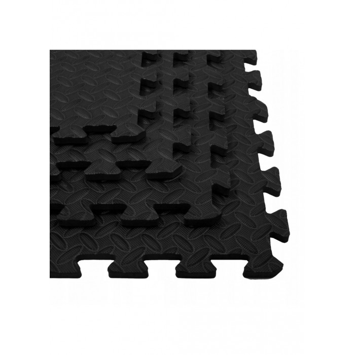 Мат-пазл (ластівчин хвіст) Springos Mat Puzzle EVA 180 x 120 x 1.2 cм FM0004 Black