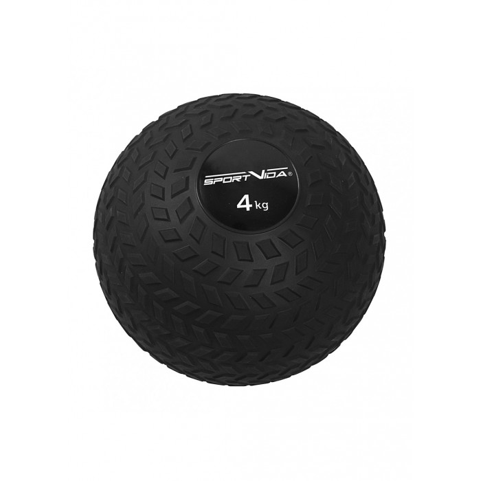 Слембол (медицинбол) для кроссфіта SportVida Slam Ball 4 кг SV-HK0346 Black Слембол (медицинбол) для кроссфіта SportVida Slam Ball 4 кг SV-HK0346 Black