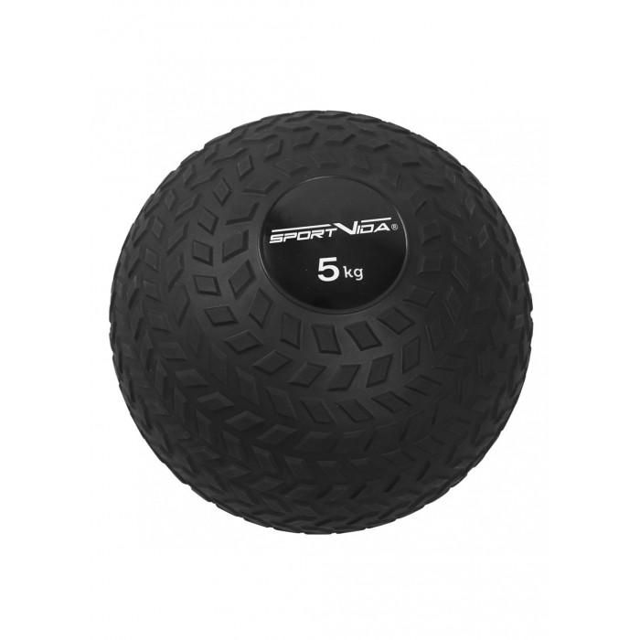 Слембол (медицинбол) для кроссфіта SportVida Slam Ball 5 кг SV-HK0347 Black Слембол (медицинбол) для кроссфіта SportVida Slam Ball 5 кг SV-HK0347 Black