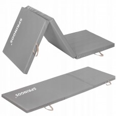 Мат гімнастичний розкладний Springos 180 x 60 x 5.5 cм FA0062 Grey