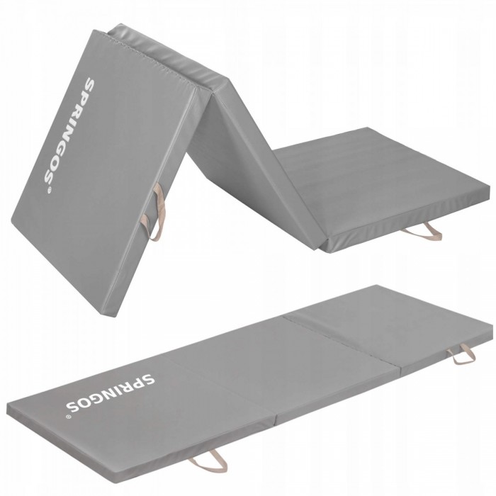 Мат гимнастический складной Springos 180 x 60 x 5.5 cм FA0062 Grey Мат гимнастический складной Springos 180 x 60 x 5.5 cм FA0062 Grey