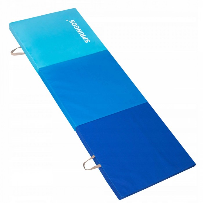 Мат гимнастический складной Springos 180 x 60 x 5.5 cм FA0063 Blue