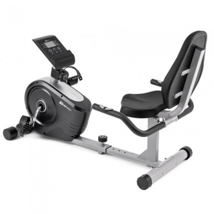 Горизонтальный велотренажер Hop-Sport HS-2050L Beat серебристый