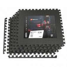 Мат-пазл Hop-Sport EVA 1cm HS-A009PM - 4 части черный