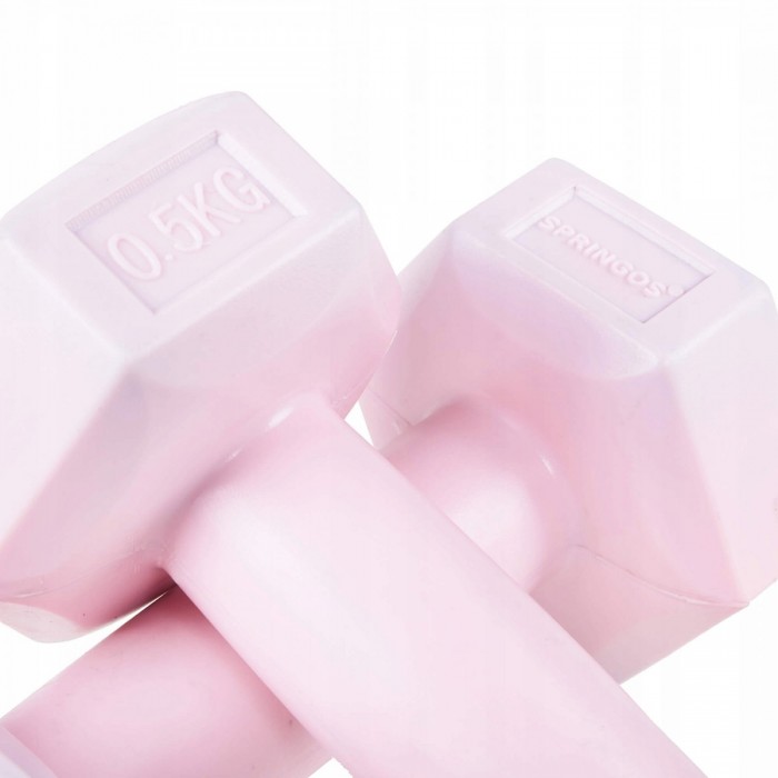 Гантели для фитнеса 0,5 кг 2шт Springos Hex FA1029