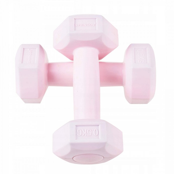 Гантели для фитнеса 0,5 кг 2шт Springos Hex FA1029