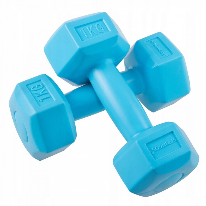 Гантелі для фітнесу Springos Hex 2 x 1 кг FA1030