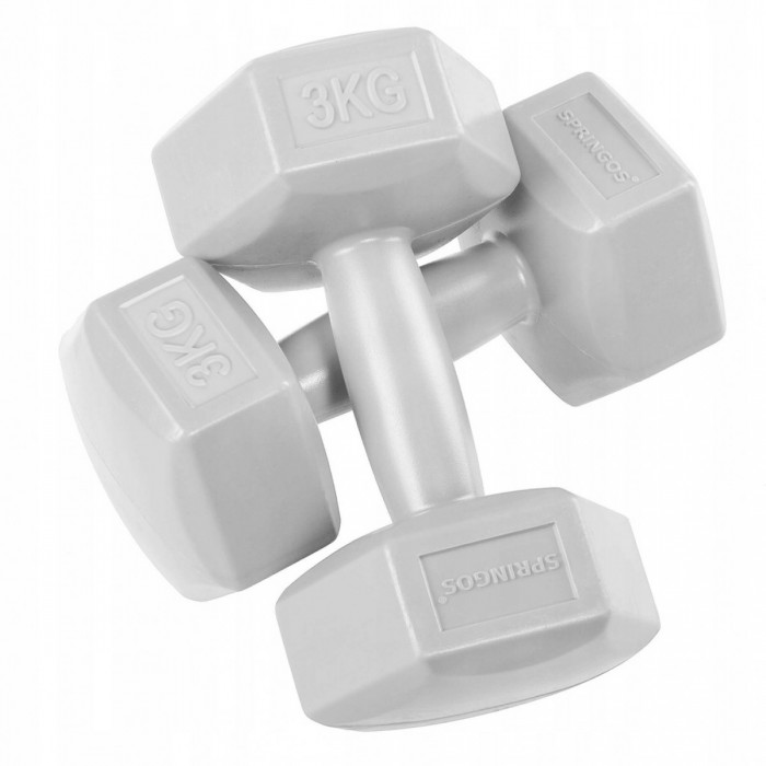 Гантели для фитнеса Springos Hex 2 x 3 кг FA1034